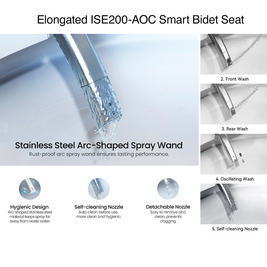 Elongated Bidet Seat | ISE 200 AOC