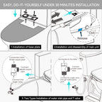 Round Front Bidet Seat | ISR 300