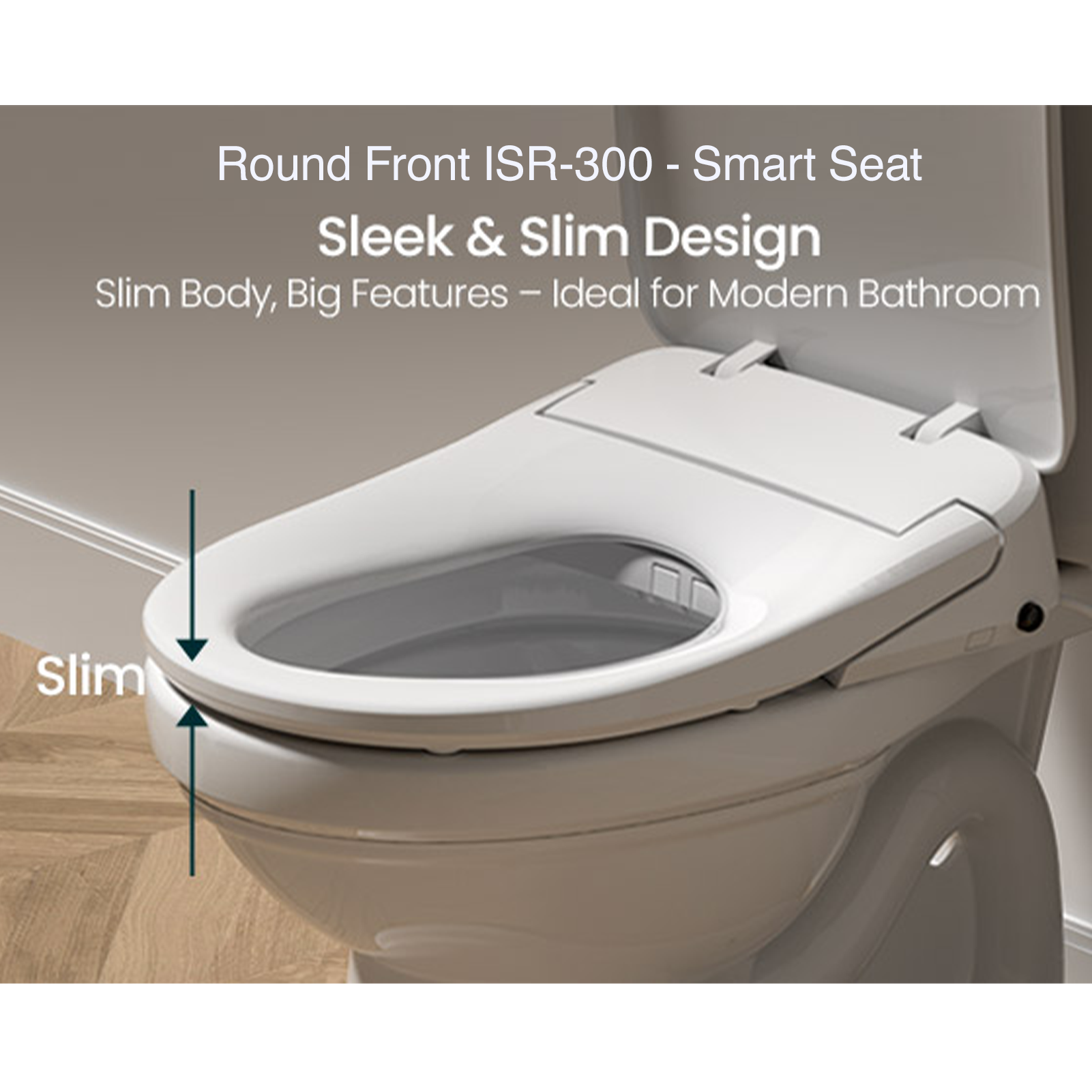 Round Front Bidet Seat | ISR 300