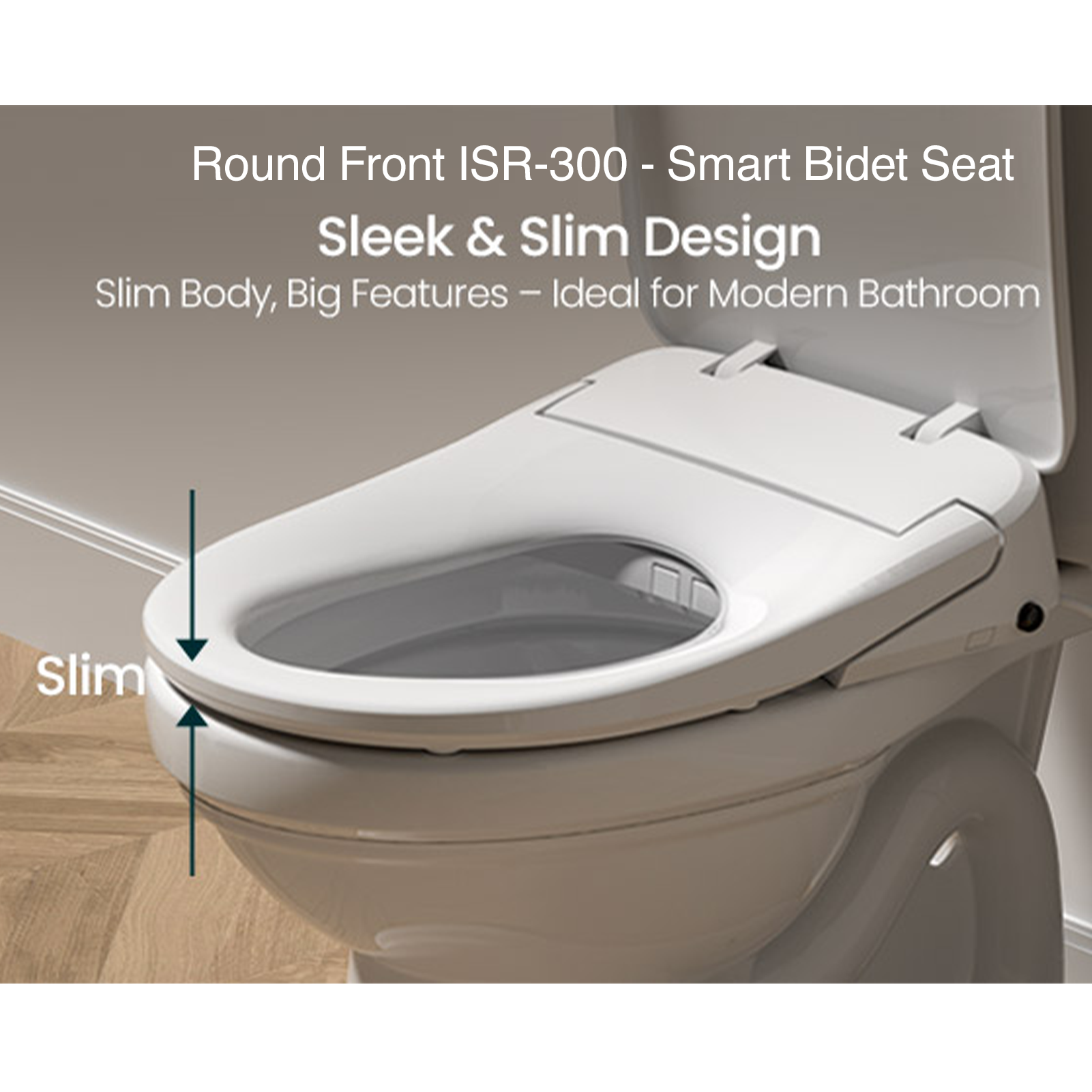 Round Front Bidet Seat | ISR 300