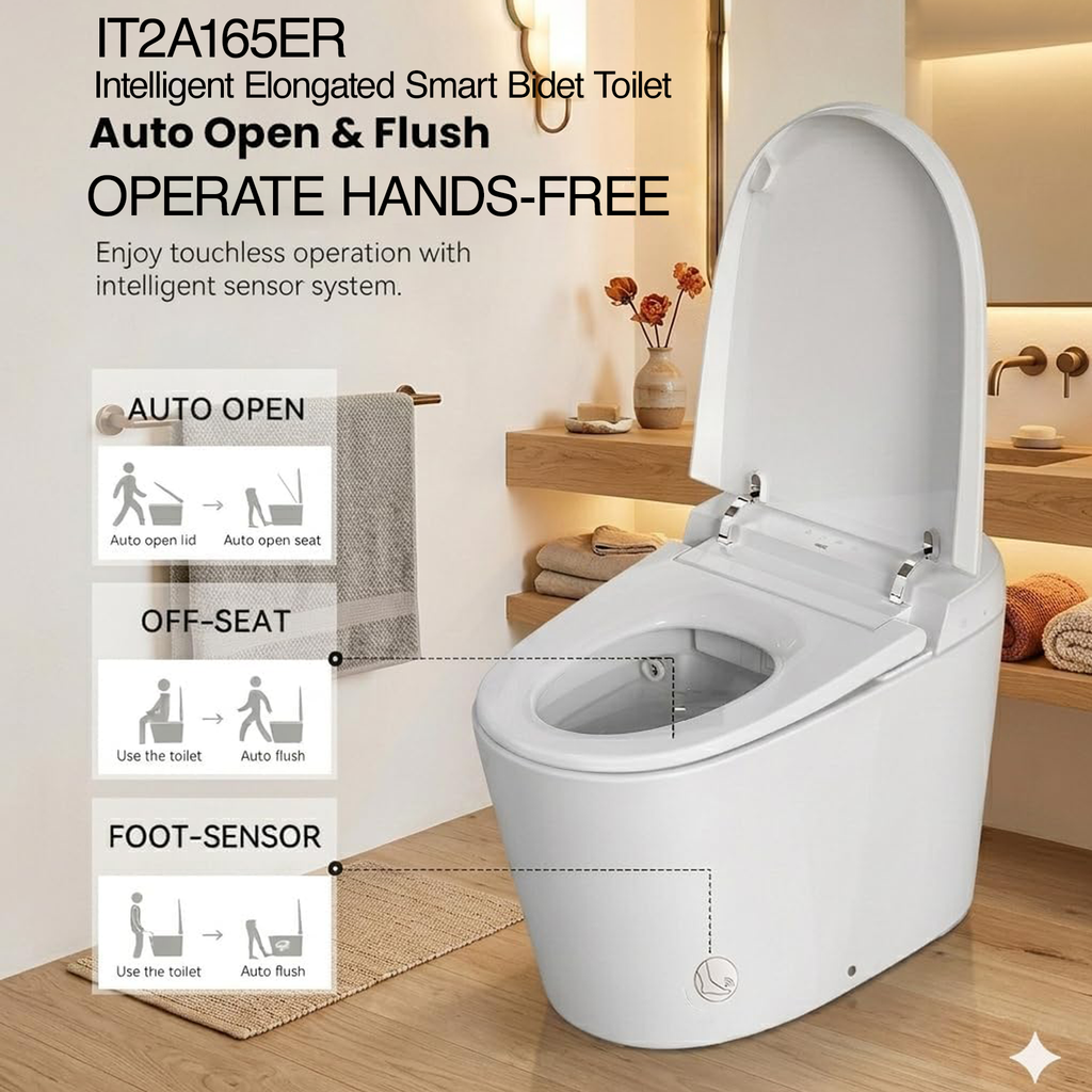 IT2A165ER | Intelligent ADA Elongated Smart Bidet Toilet