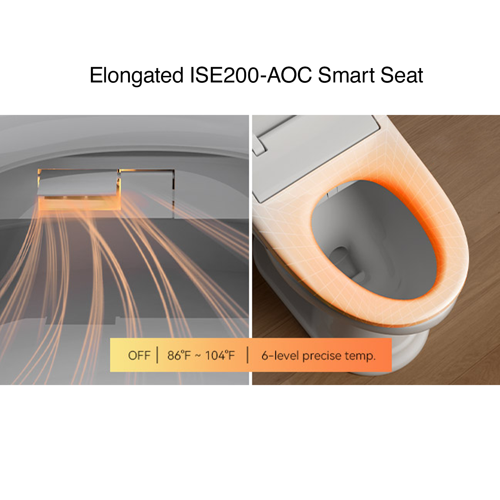 Elongated Bidet Seat | ISE 200 AOC