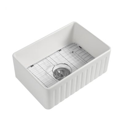 Fireclay Reversible Front Sink 30  DF2030
